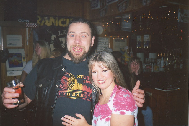 Me and a biker buddy
