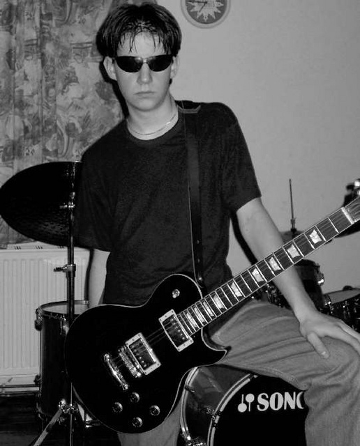me with my Les Paul