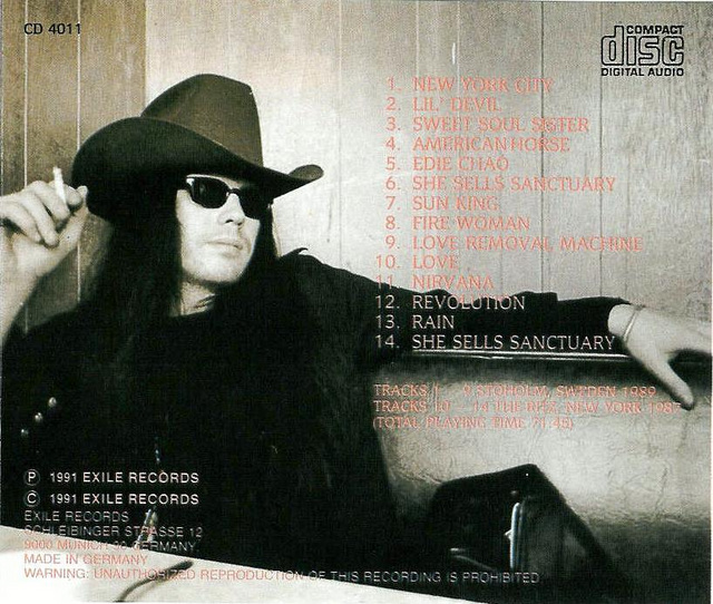 Bad Love - Back Cover 
