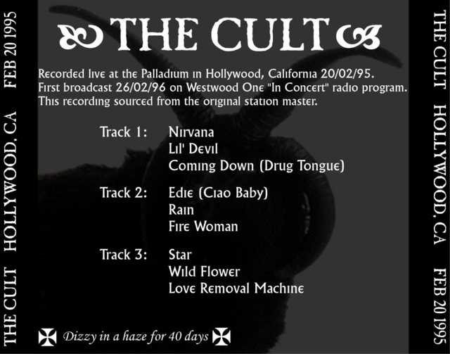 Cult - Hollywood-back