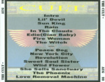 cult 1999-08-11 reunion-arena-dallas-tx inlay-card